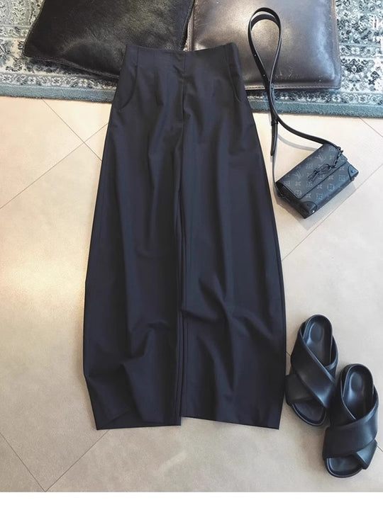 Damen Weit geschnittene schicke Hose Shop Nory
