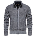 Herren Strickjacke mit hohem Kragen und praktischem Reißverschluss Shopnory