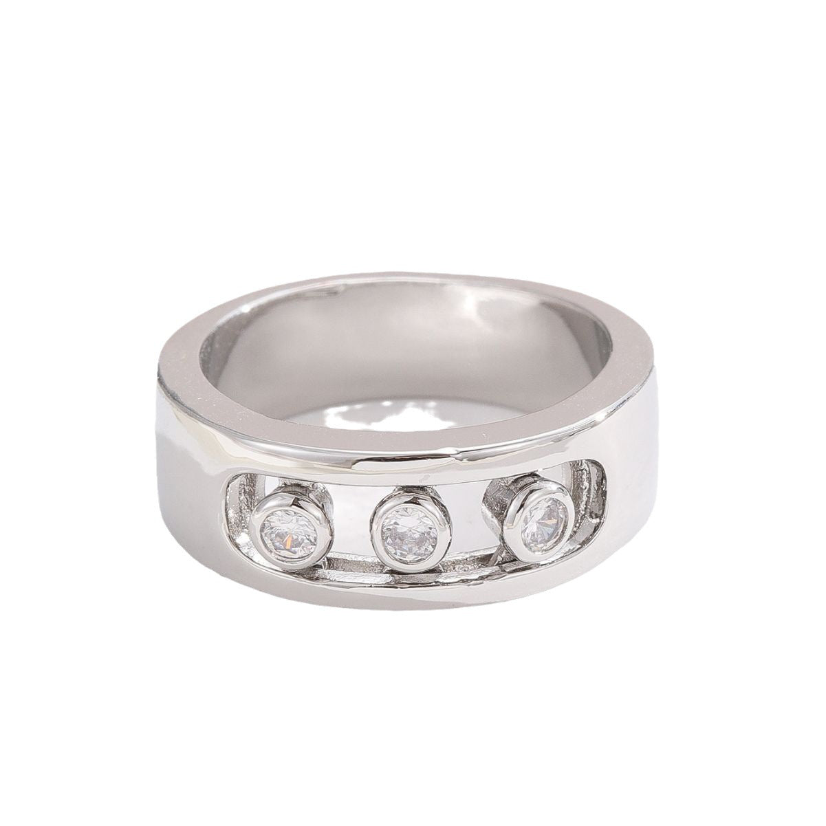 Damen Partnerring mit funkelnden Zirkonia Shop Nory