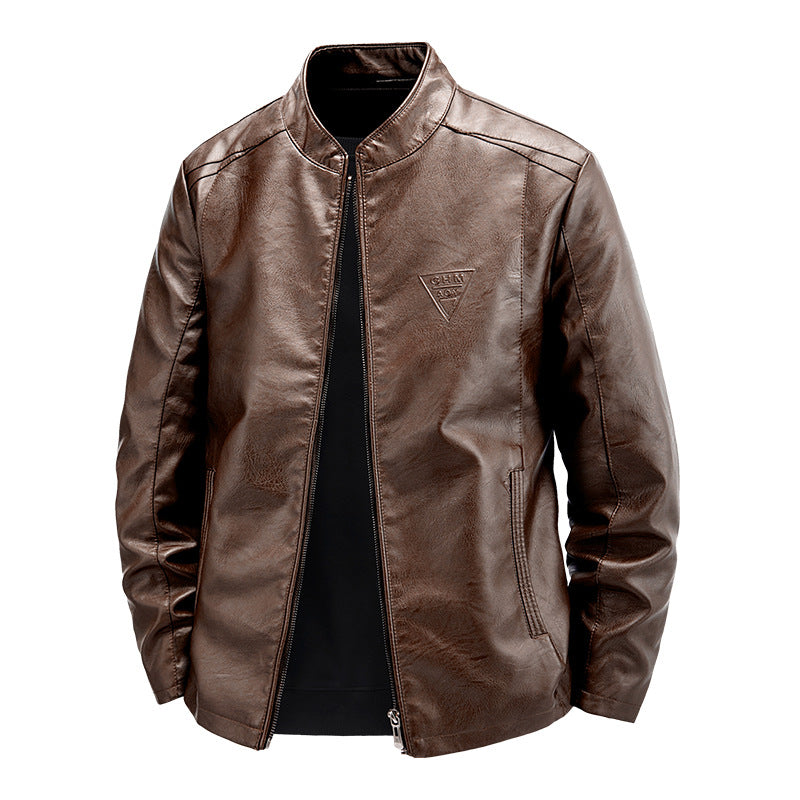 Herren Hochwertige Kunstlederjacke Shop Nory