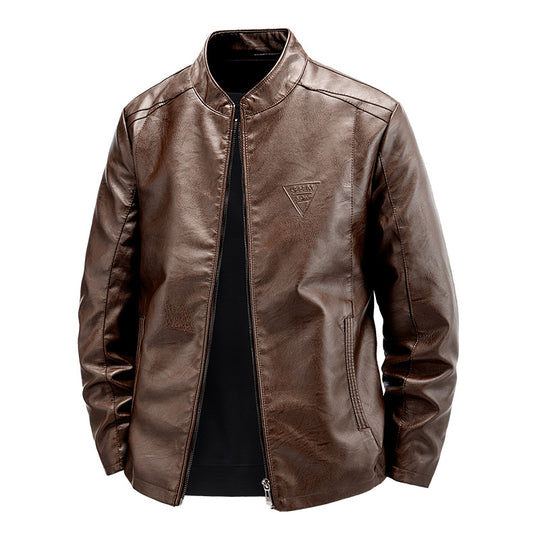 Herren Hochwertige Kunstlederjacke Shop Nory