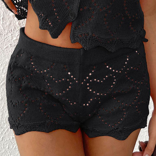 Damen Häkelstrandshorts