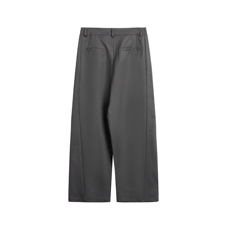 Damen Weite High-Waist Stoffhose mit Bügelfalte und seitlichen Eingrifftaschen Shop Nory