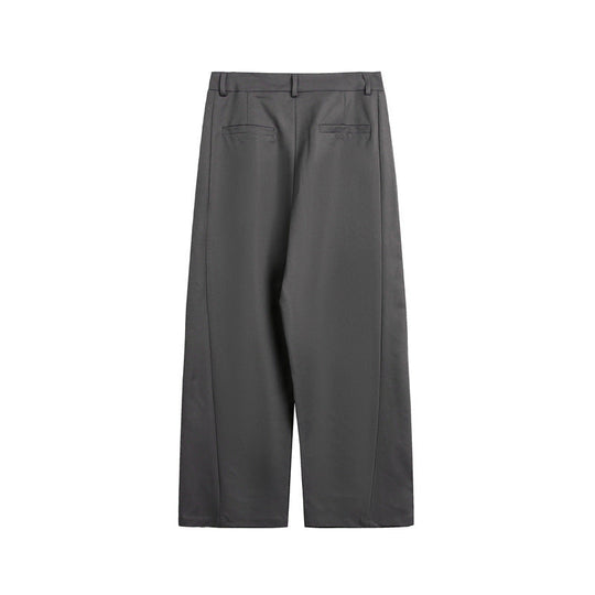 Damen Weite High-Waist Stoffhose mit Bügelfalte und seitlichen Eingrifftaschen Shop Nory