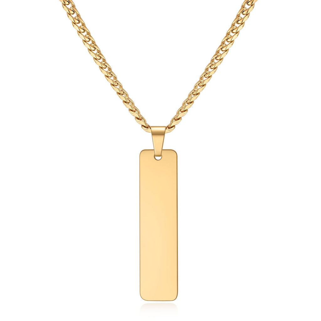 Damen Halskette mit personalisierbarem Anhänger aus hochwertigem Edelstahl Shop Nory