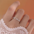 Damen Zarter Herzring mit funkelnden Zirkonia Shop Nory