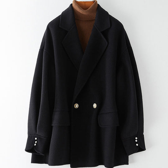 Damen Moderner Oversized Blazer mit Dekorativen Knöpfen Shop Nory