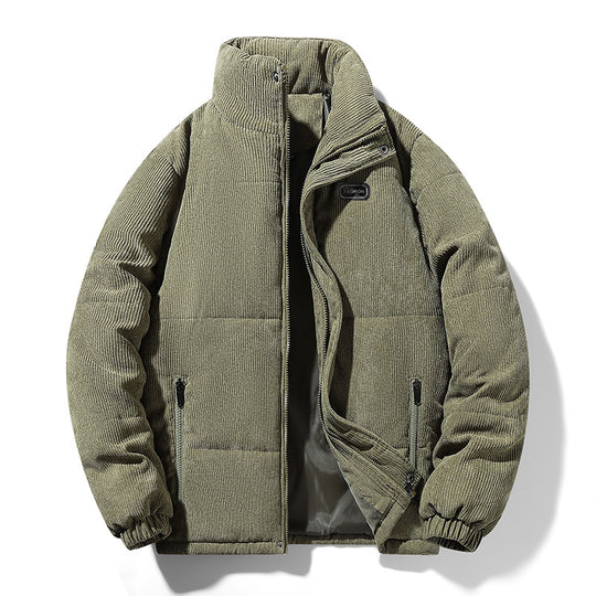 Herren Warme Steppjacke mit hohem Kragen Shop Nory