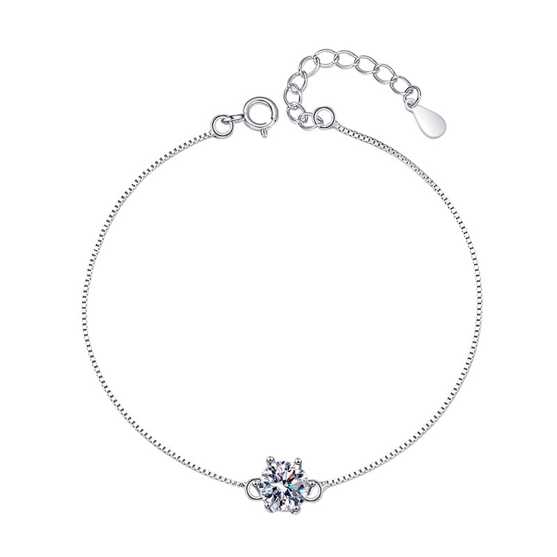 Damenarmband mit filigranem Kristallanhänger Shop Nory