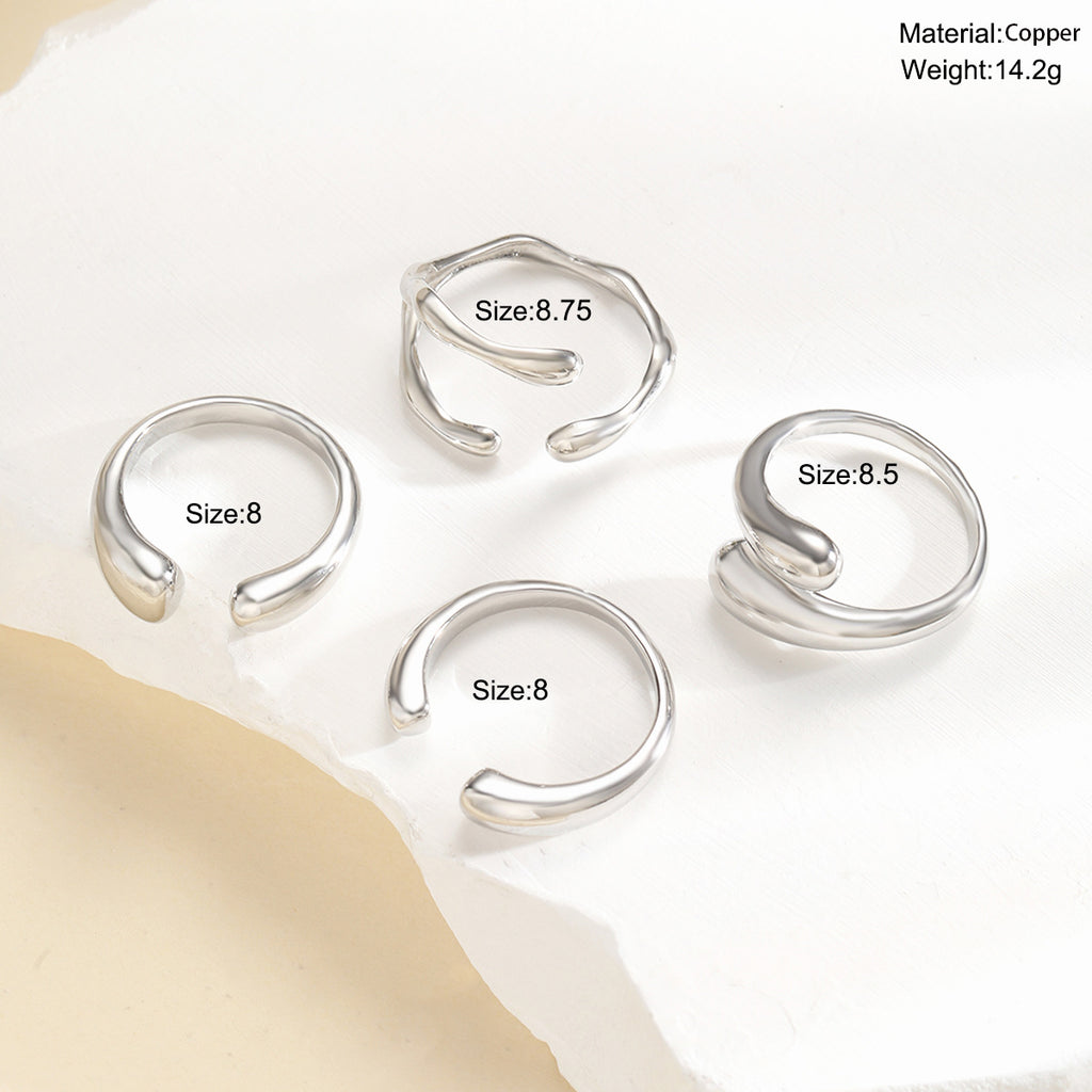 Damen Ring-Set mit einzigartigen skulpturalen Designs Shop Nory