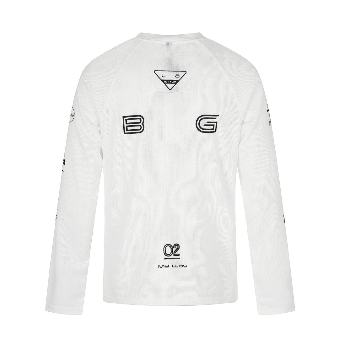 Unisex Leichtes Funktions-Langarmshirt mit Raglanärmeln und atmungsaktiver Waffelstruktur Shop Nory