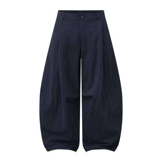 Damen Weite Culottehose mit hoher Taille und strukturierter Baumwollmischung Shop Nory