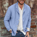 Herren Leichte und luftige Leinenjacke mit klassischem Schnitt
