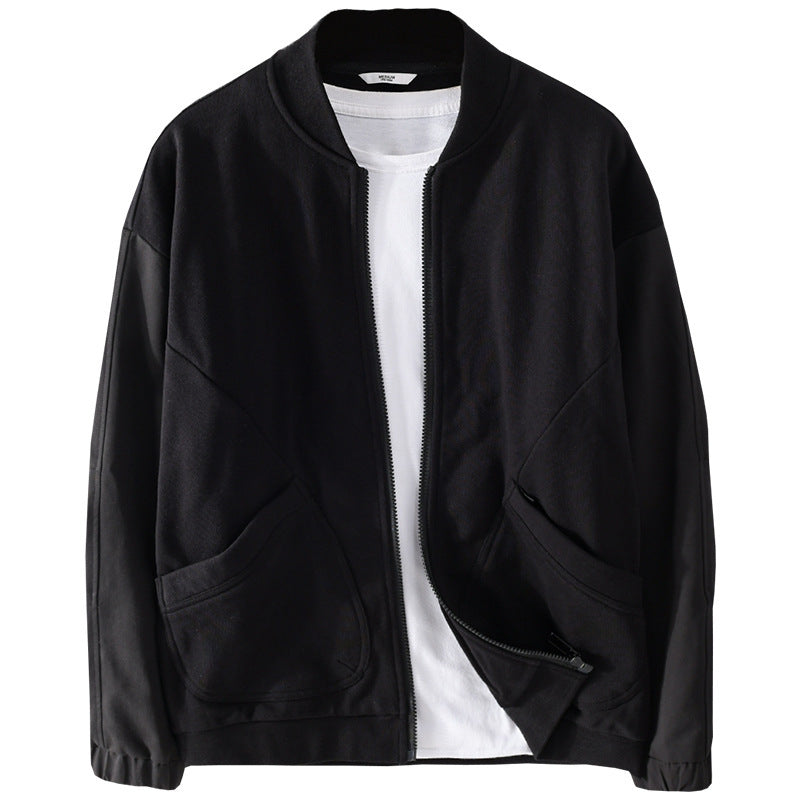 Herren leichte Bomberjacke mit kontrastierenden Ärmeleinsätzen Shop Nory