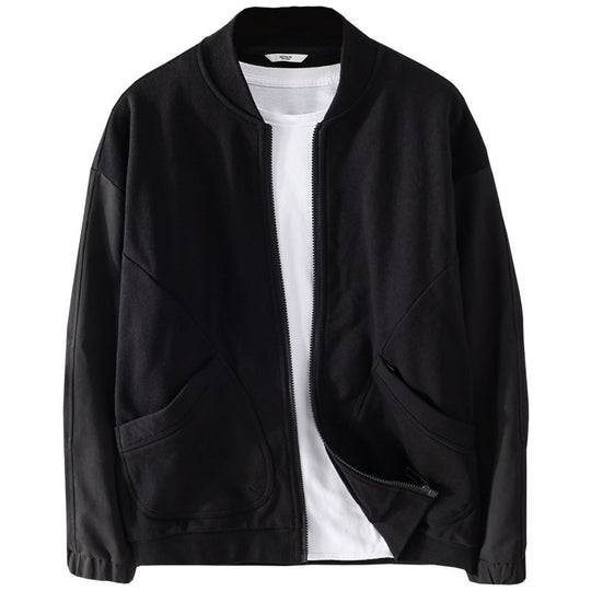 Herren leichte Bomberjacke mit kontrastierenden Ärmeleinsätzen Shop Nory