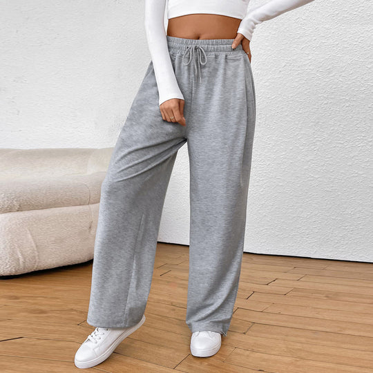 Damen weite Sweatpants mit elastischem Bund, Kordelzug und verstellbarem Saum Shop Nory