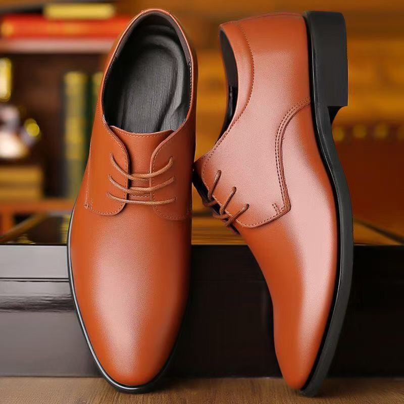 Herren Elegante Derby-Business-Schnürschuhe aus Glattleder mit schmaler Leiste Shop Nory