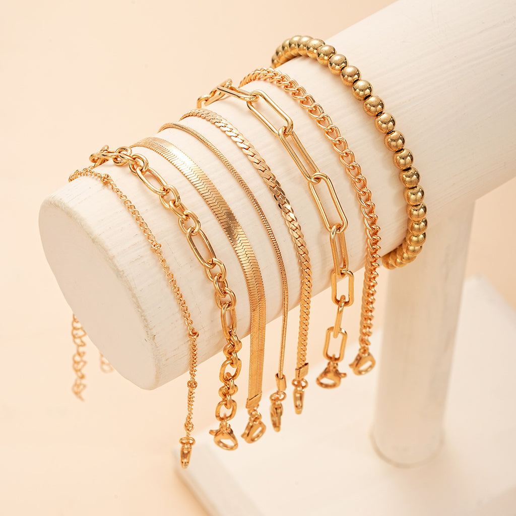 Damen Armband-Set mit verschiedenen Strukturen Shop Nory