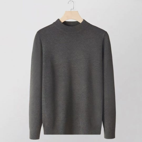 Damen Feinstrick-Stehkragenpullover aus Baumwollmix mit gerippten Bündchen Shop Nory
