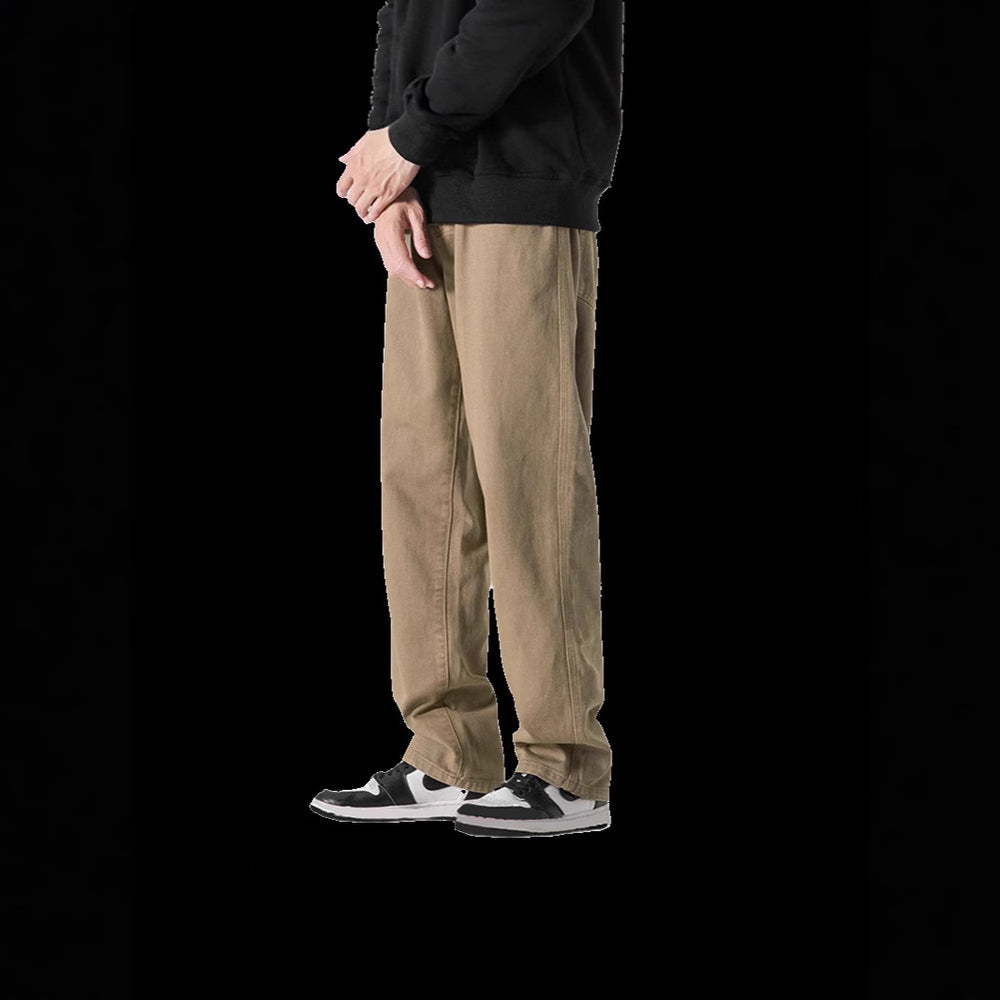 Herren Lässige Weitgeschnittene Chino-Hose Shop Nory