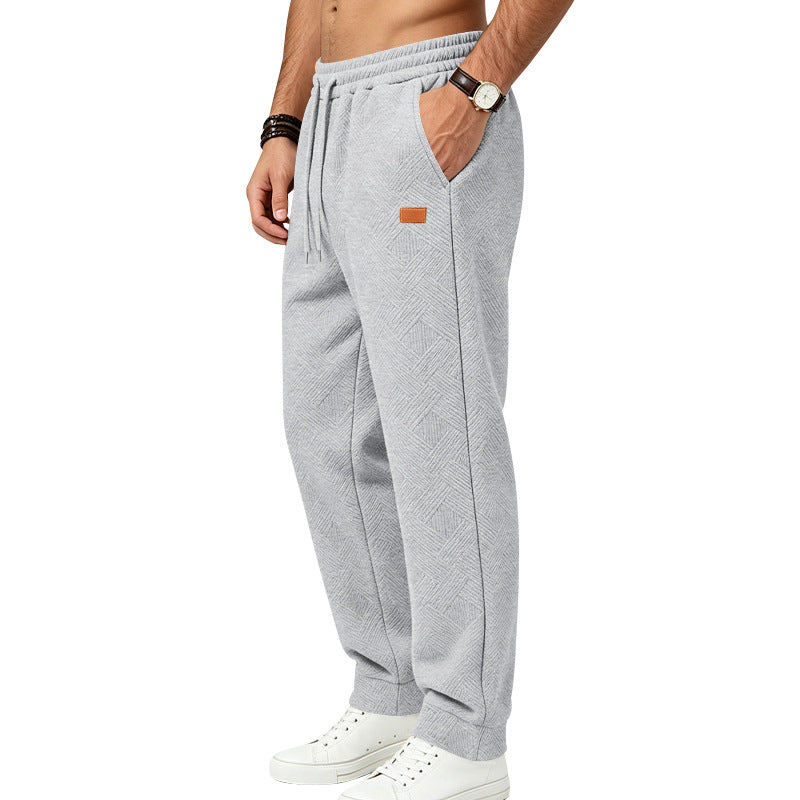 Herren Texturierte Jogginghose mit elastischem Bund und Kordelzug Shop Nory