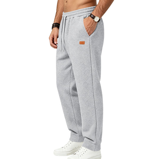 Herren Texturierte Jogginghose mit elastischem Bund und Kordelzug Shop Nory