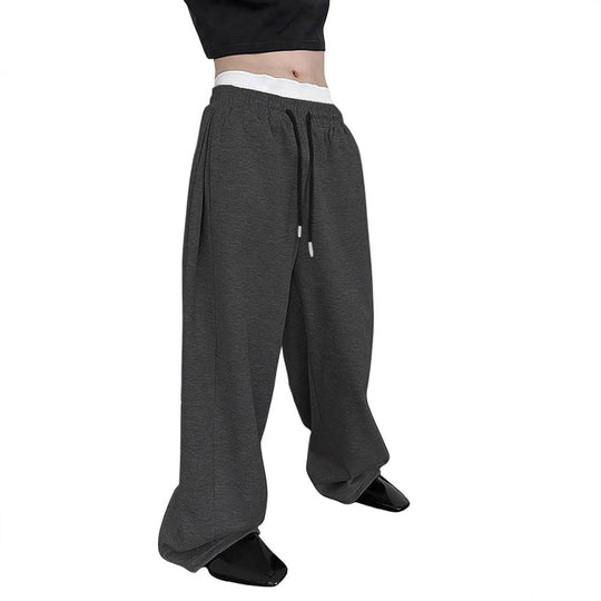 Unisex nan lässige Oversize Jogginghose mit elastischem Bund und Kordelzug Shop Nory