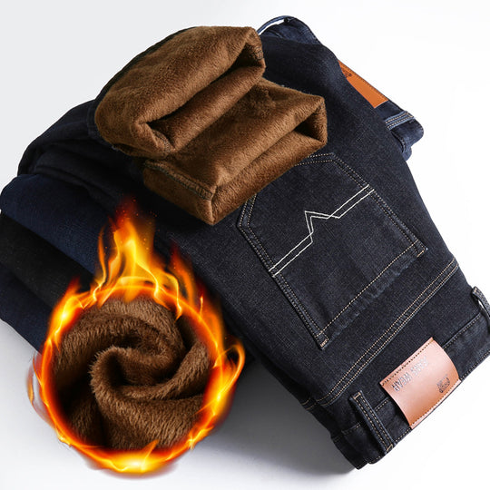 Herren Thermo-Jeans mit dichtem Teddyfutter und robustem Denim-Schnitt Shop Nory