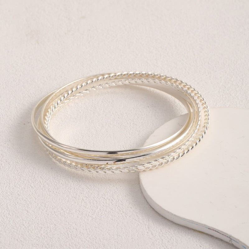 Damen Armreif-Set mit kunstvollen, geflochtenen und schlichten Designs Shop Nory