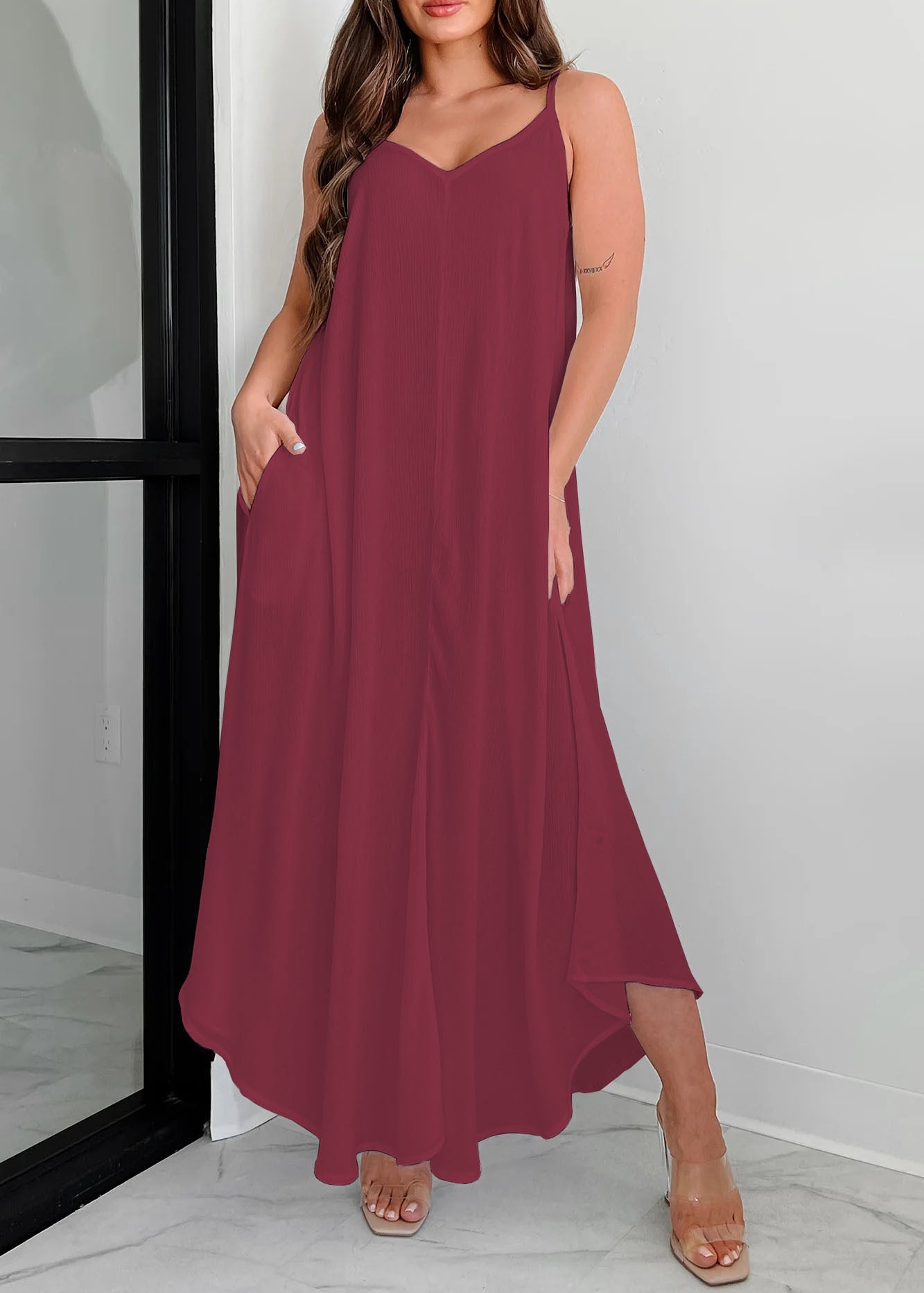 Damen Sommerliches Maxi Kleid