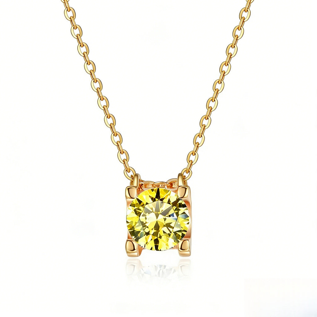 Damen elegante Halskette mit funkelndem Kristall Shop Nory