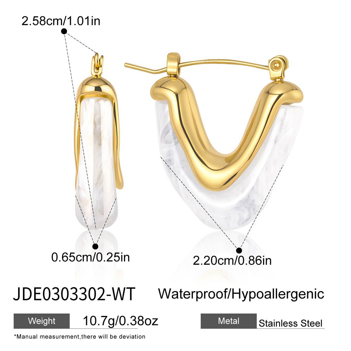 Damen Hochwertige Hypoallergene Edelstahl Ohrringe mit elegantem Rosé-Anhänger Shop Nory