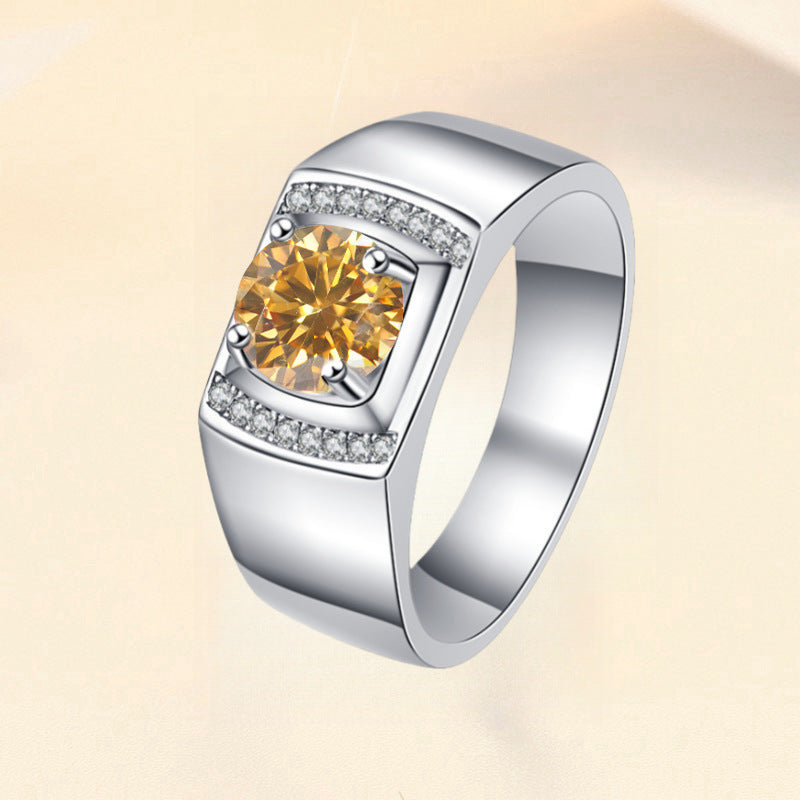 Damenring mit zartem, runden Pink-Zirkonia und funkelndem Design Shop Nory