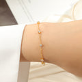 Damen zartes Armband mit funkelnden Zirkonia-Elementen Shop Nory