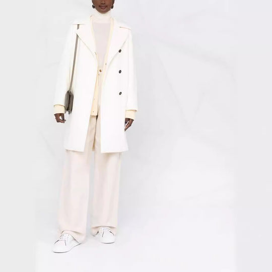 Damen Oversize Wollmix‑Mantel mit überschnittener Schulter und minimalistischer Knopfleiste Shop Nory