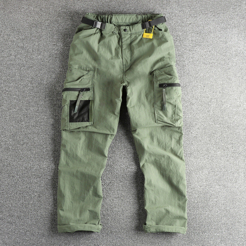 Herren Cargo-Hose mit multifunktionalen Taschen und verstellbarem Bund