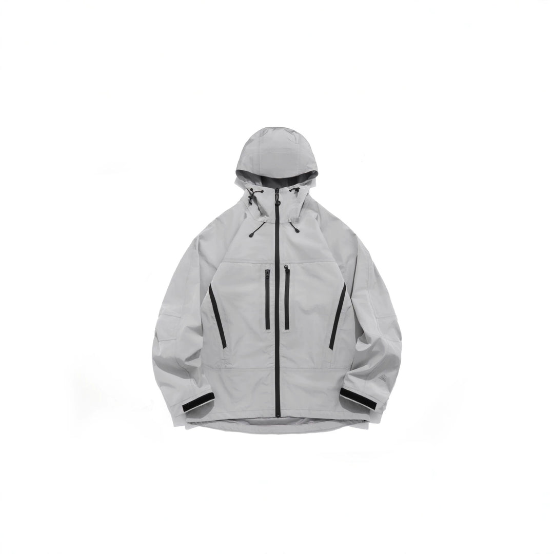 Unisex Technische Kapuzen-Outdoorjacke mit getapten Reißverschlüssen Shop Nory