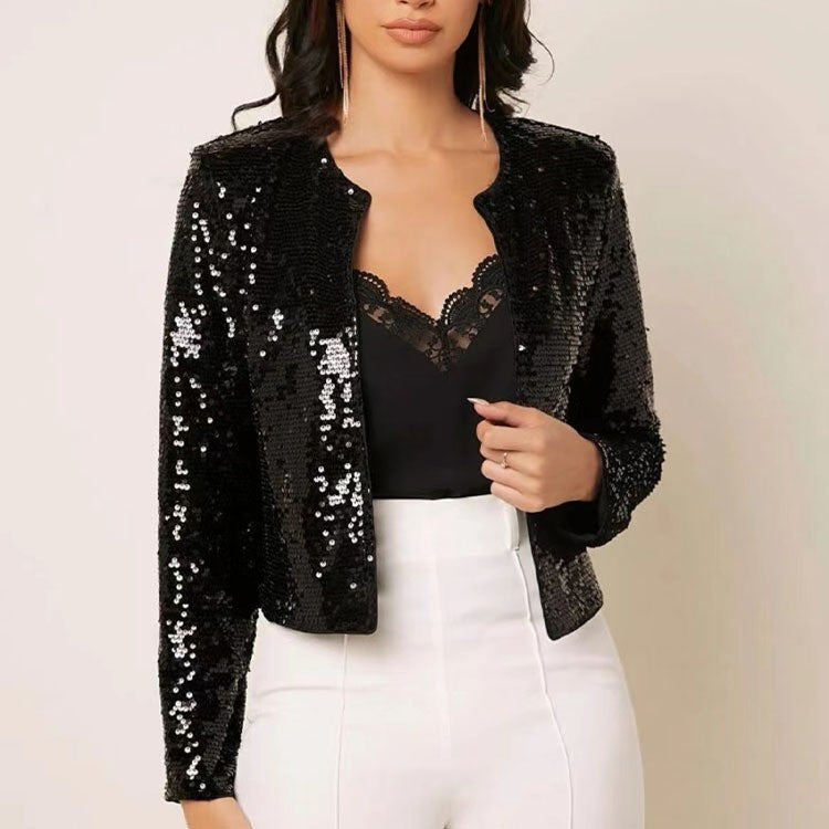 Elegante Paillettenjacke für Damen