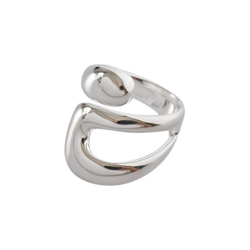 Damen Offener Designring mit fließendem und organischem Stil Shop Nory