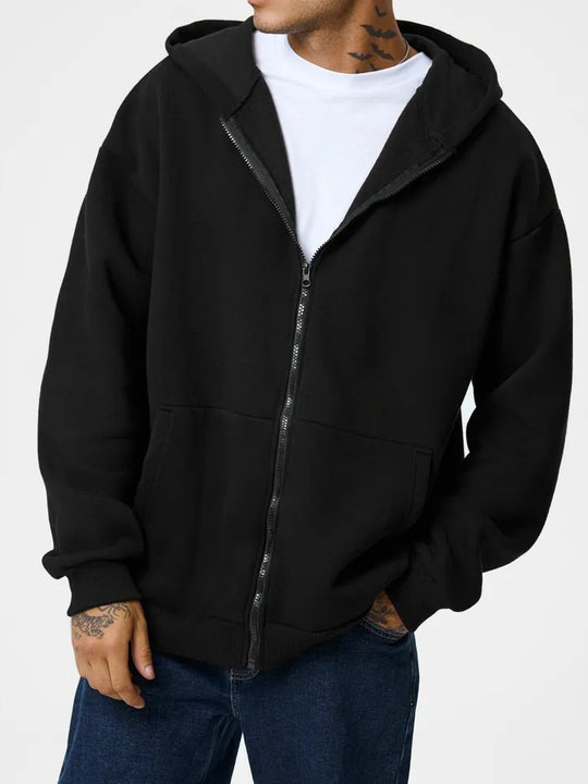 Herren Bequeme Kapuzenjacke