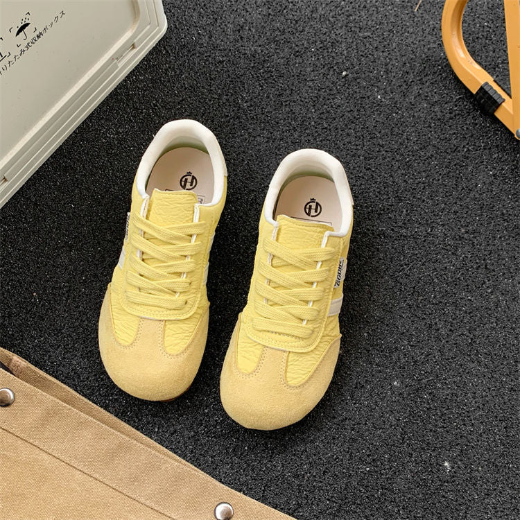 Damen Sportliche Sneaker aus hochwertigem Wildleder mit stabiler Sohle