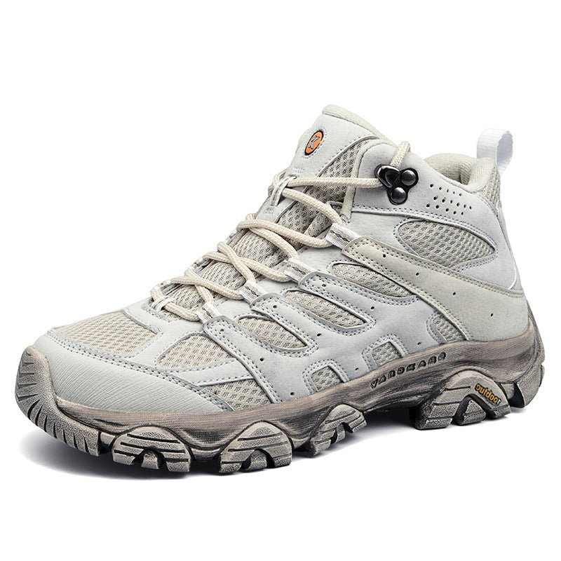 Damen Outdoor-Wanderschuhe mit rutschfester Profilsohle und atmungsaktivem Obermaterial