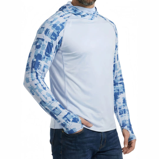 Herren Sportliches Langarmshirt mit Kapuze