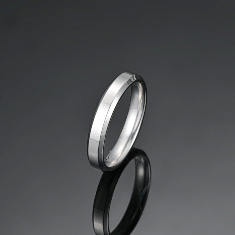 Herren Schmuckring mit eleganter, zweifarbiger Oberflächenstruktur Shop Nory