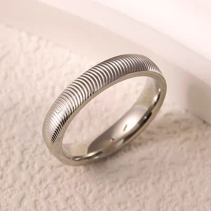Damen Texturierten Gold Mode Band Ring Shop Nory