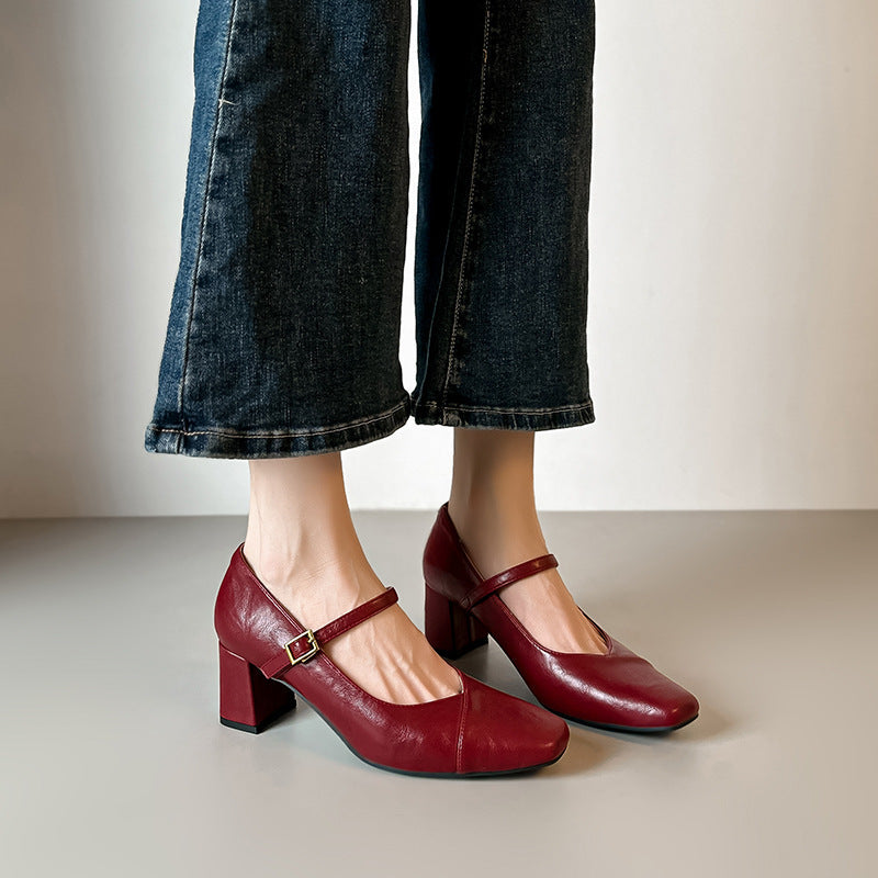 Damen elegante High-Heels mit anpassbarem Riemen