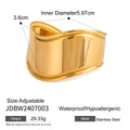 Damen Armreif aus hypoallergenem und wasserdichtem Edelstahl mit modernem Design Shop Nory