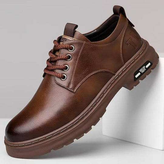 Damen elegante Schnürschuhe mit robustem Sohlenprofil Shopnory
