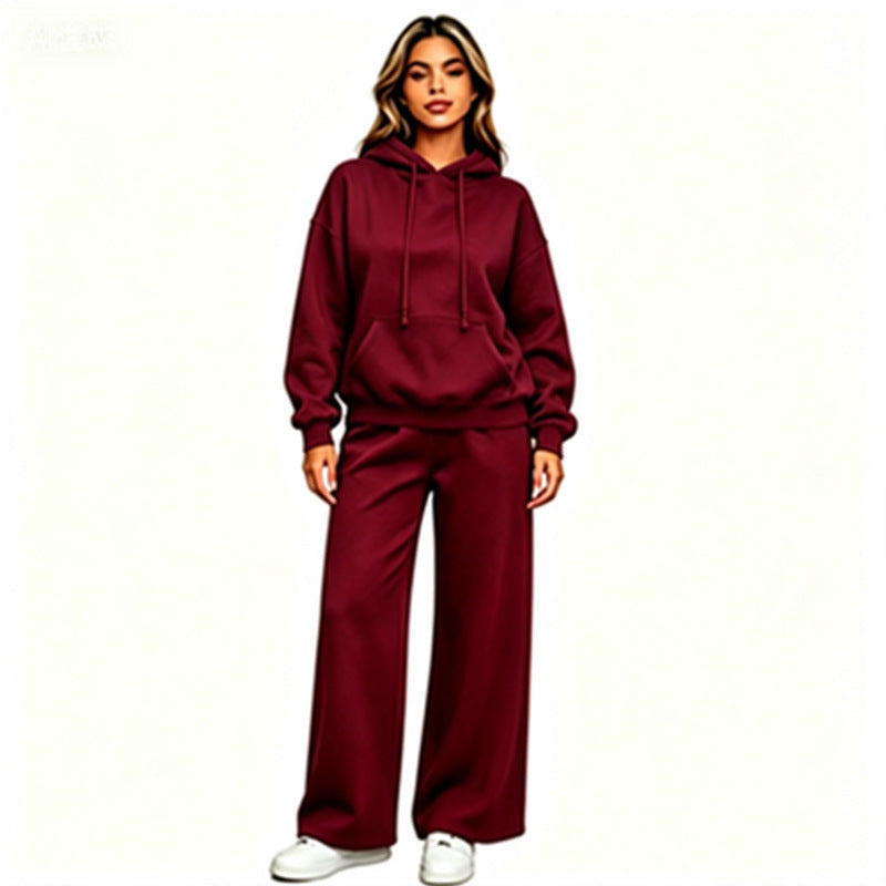 Damen Bequemer Oversized Hoodie mit weiten Jogginghosen Shop Nory