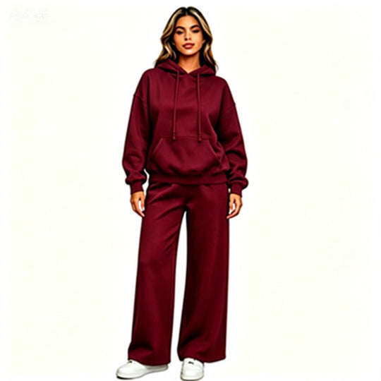 Damen Bequemer Oversized Hoodie mit weiten Jogginghosen Shop Nory